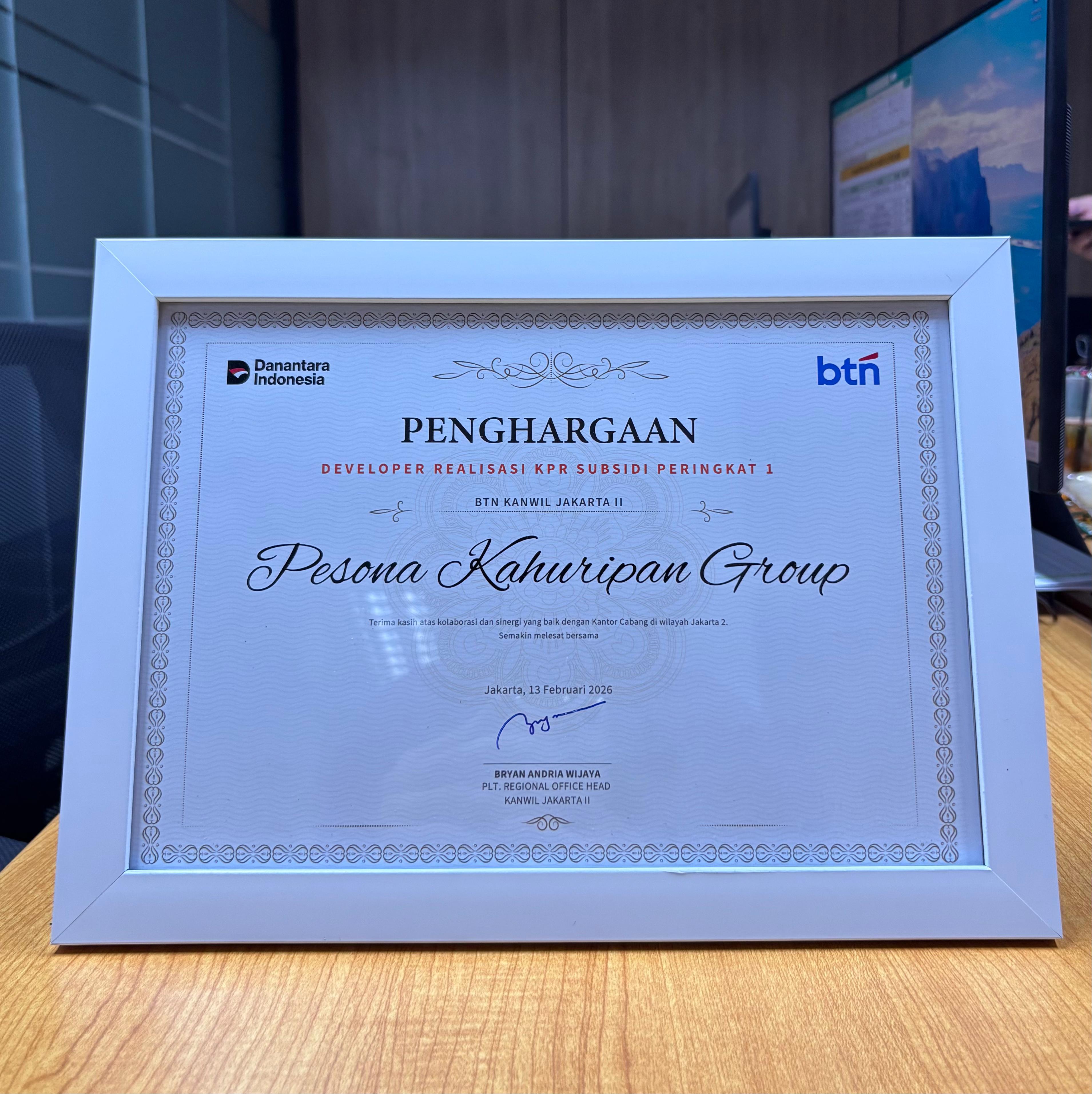 Peringkat 1 Realisasi